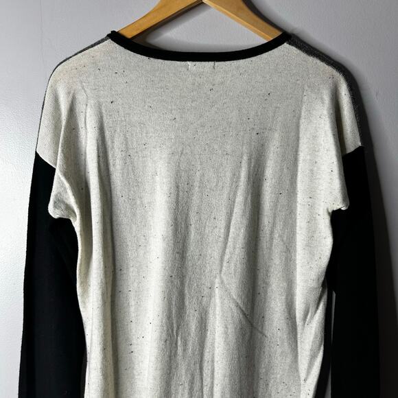 Smartwool Shadow Pine Colorblock Crew Sweater Women’s Medium Merino Wool Layer - Picture 4 of 8